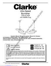 Clarke US1500DC 01540A Operator's Manual