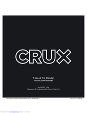 Crux CRUX002 Instruction Manual