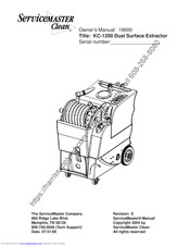 ServiceMaster KC-1200 Owner's Manual