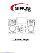 Sirus DXS-1000 User Manual
