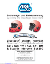 AKE Set 201 BM Operating And Installation Instructions