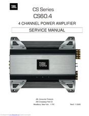 Jbl CS60.4 Service Manual