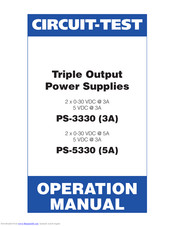 Circuit-test PS-3330 (3A) Operation Manual