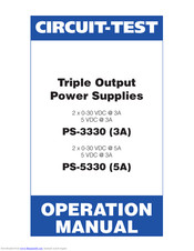 Circuit-test PS-5330 (5A) Operation Manual