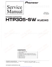 Pioneer HTP305-SW Service Manual