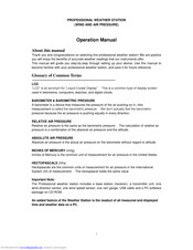 Fine Offset Electronics WH18B Operation Manual