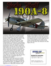 Skyshark FW 190 Assembly Manual