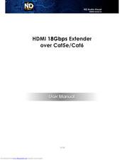 ND ND-100M-HDBT2-X5 User Manual