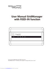 Solutronic Energy GridManager User Manual
