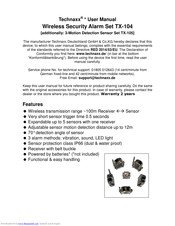 Technaxx TX-104 User Manual