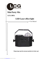 LCG Mini Party Mix LCG-305A User Manual