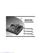 ACE RC Sky Commander T4A 8418 Instruction Manual