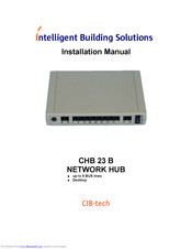intelligent building solutions CHB 23 B Installation Manual