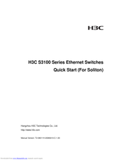 H3C S3100-16T P-EI-W Quick Start Manual