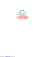 BOSER Technology HS-4707 Manual