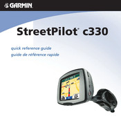 Garmin StreetPilot c300 Quick Reference Manual