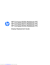 HP Compaq 6531s Replacement Manual