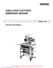 Brother BAS-411 Instruction Manual