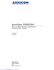 ARESCOM AresGate 2561 Software User Manual