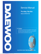 Daewoo DWM-7510 Service Manual