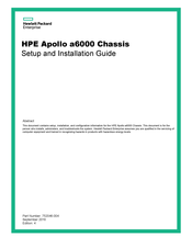 HP Apollo a6000 Setup And Installation Manual