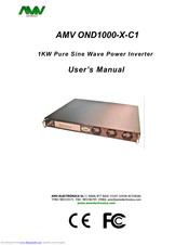 AMV OND1000-X-C1 User Manual