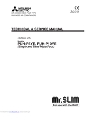 Mitsubishi Electric PUH-P8YE Technical & Service Manual
