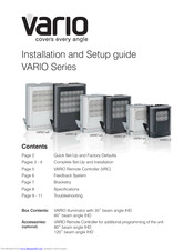 Raytec Vario W4 Installation And Setup Manual