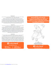 BABYTREND ST48 Instruction Manual
