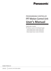 Panasonic FP7 Series User Manual