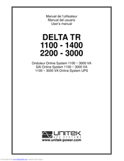 Unitek DELTA 1100 TR User Manual