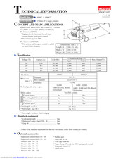 Makita 9566C Technical Information