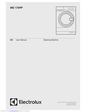 Electrolux WE 170PP User Manual