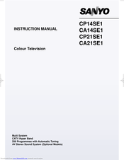 Sanyo CA14SE1 Instruction Manual