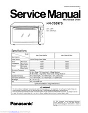 Panasonic NN-CS597S APH Service Manual
