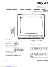 Sanyo C1 4ZA25 Service Manual