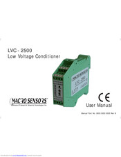 Macro Sensors LVC-2500 User Manual