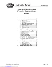 Barber-Colman MACO 5000 Series Instruction Manual
