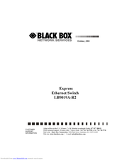 Black Box LB9019A-R2 Manual
