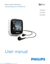 Philips GoGear SA3SPK08 User Manual