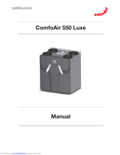 Zehnder Group ComfoAir 550 Luxe Manual