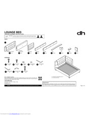 Dh LOUNGE BED Assembly Instructions