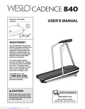 Weslo WCTL84090 User Manual