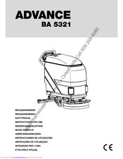 Nilfisk-Advance BA 5321 Instructions For Use Manual