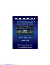 Rocktron Cyborg Operation Manual