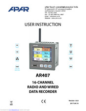 APAR AR407 User Instruction