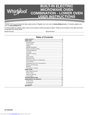 Whirlpool WOC75EC7H User Instructions