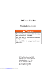 Bri-Mar DT610LP Owner's Manual