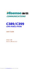 Hisense Communications C389 User Manual