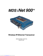 Microwave Data Systems iNET 900 Series Quick Start Manual